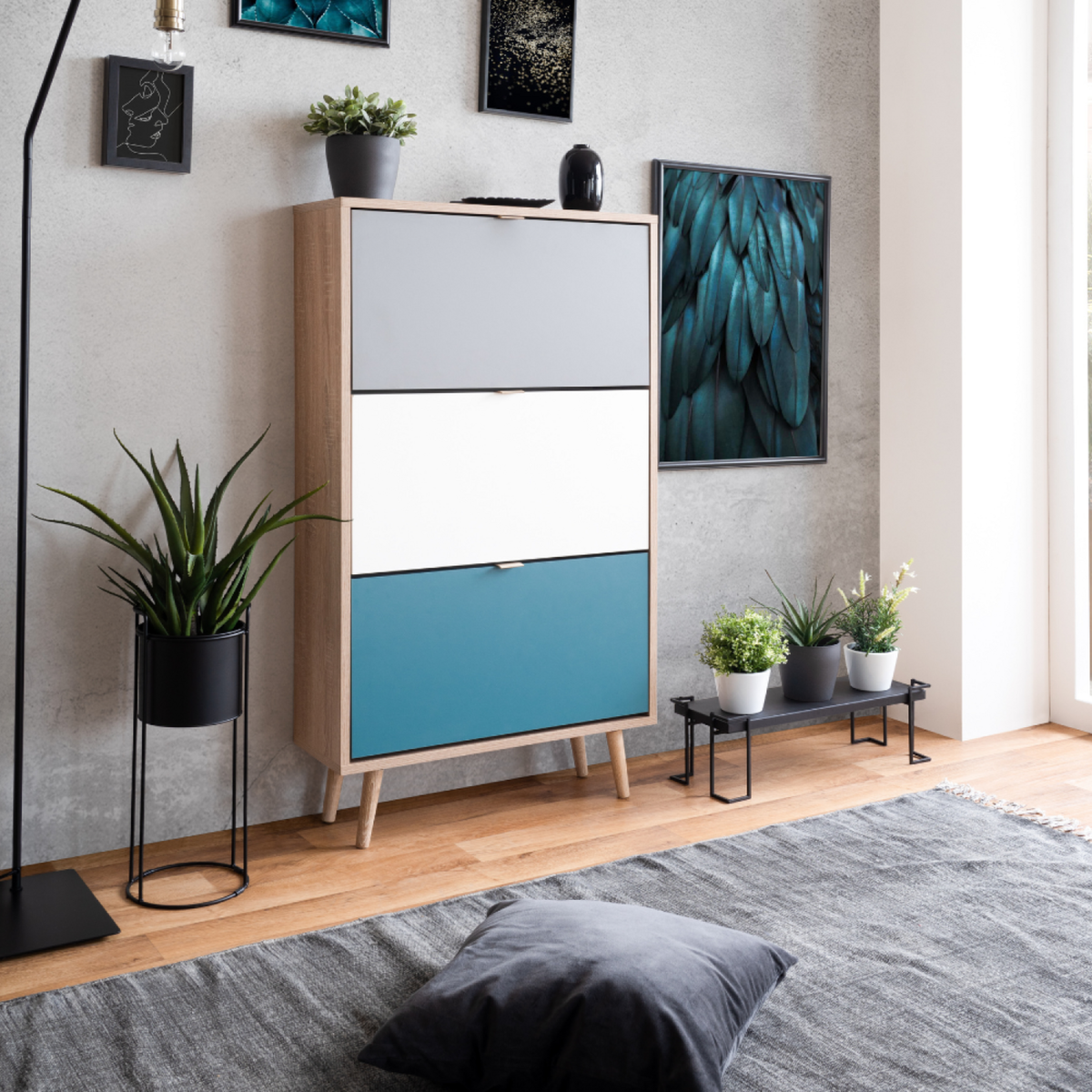 CONCEPT USINE Meuble à chaussures en bois PERAST