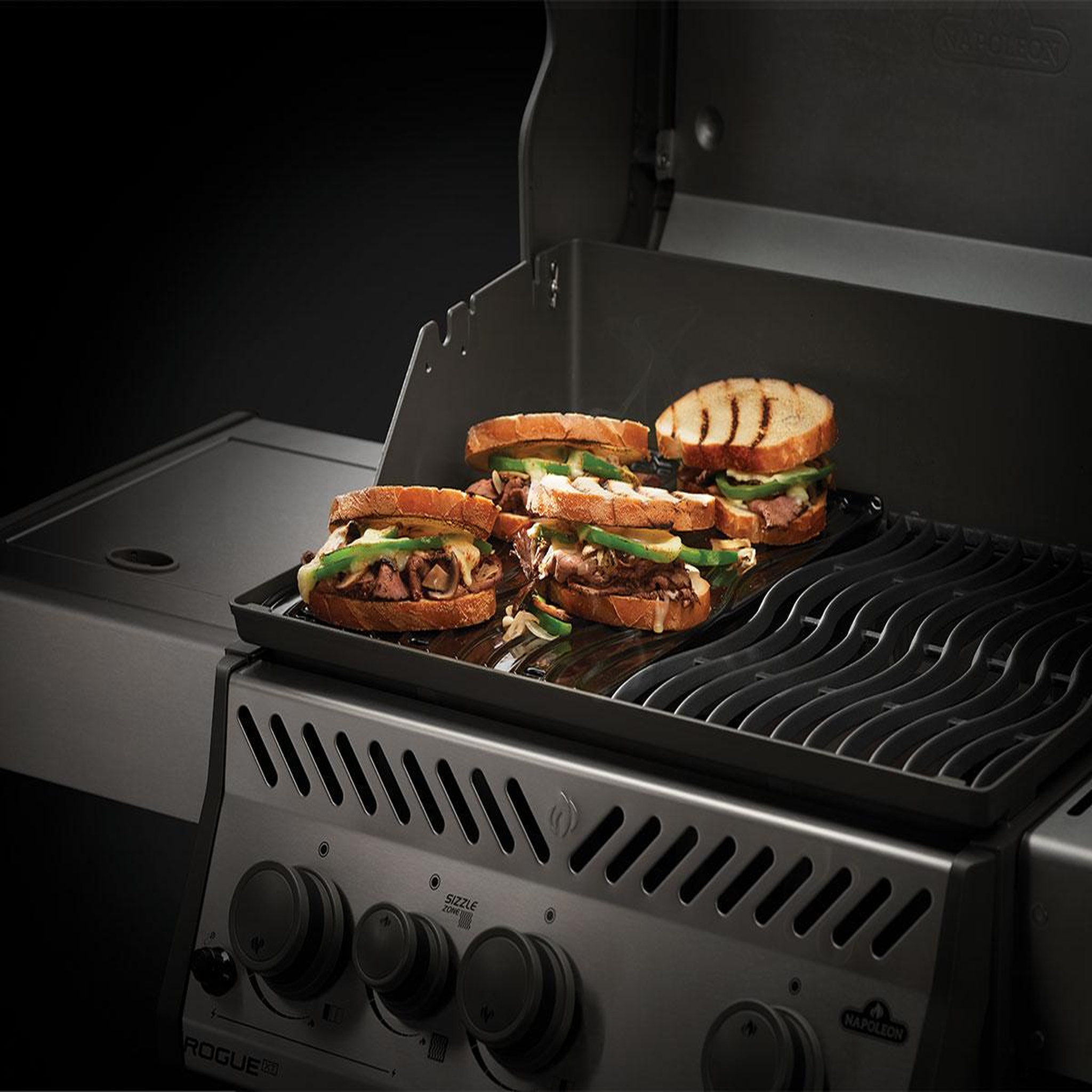 Voir la diapositive 3 : NAPOLEON Plancha pour barbecue Pour PLANCHA FS 365/425 & ROGUE 425