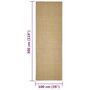 Voir la diapositive 6 : VIDAXL Tapis en sisal pour griffoir 100x300 cm