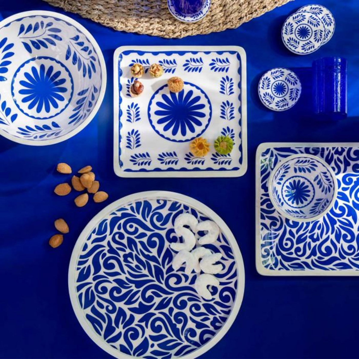 Paris Prix Saladier en Bois  Tod  6,7L Bleu & Blanc