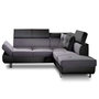 Voir la diapositive 1 : BEST MOBILIER Lisbona - canapé d'angle droit convertible - 5 places - avec têtières