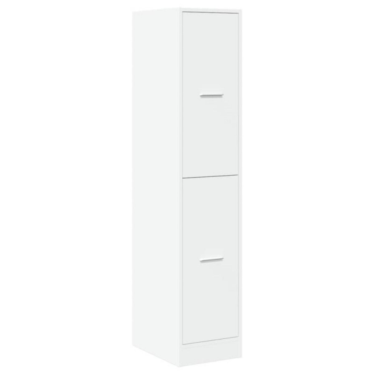 VIDAXL Armoire d apothicaire blanc 30x41x144,5 cm bois d ingénierie