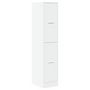 Voir la diapositive 3 : VIDAXL Armoire d apothicaire blanc 30x41x144,5 cm bois d ingénierie
