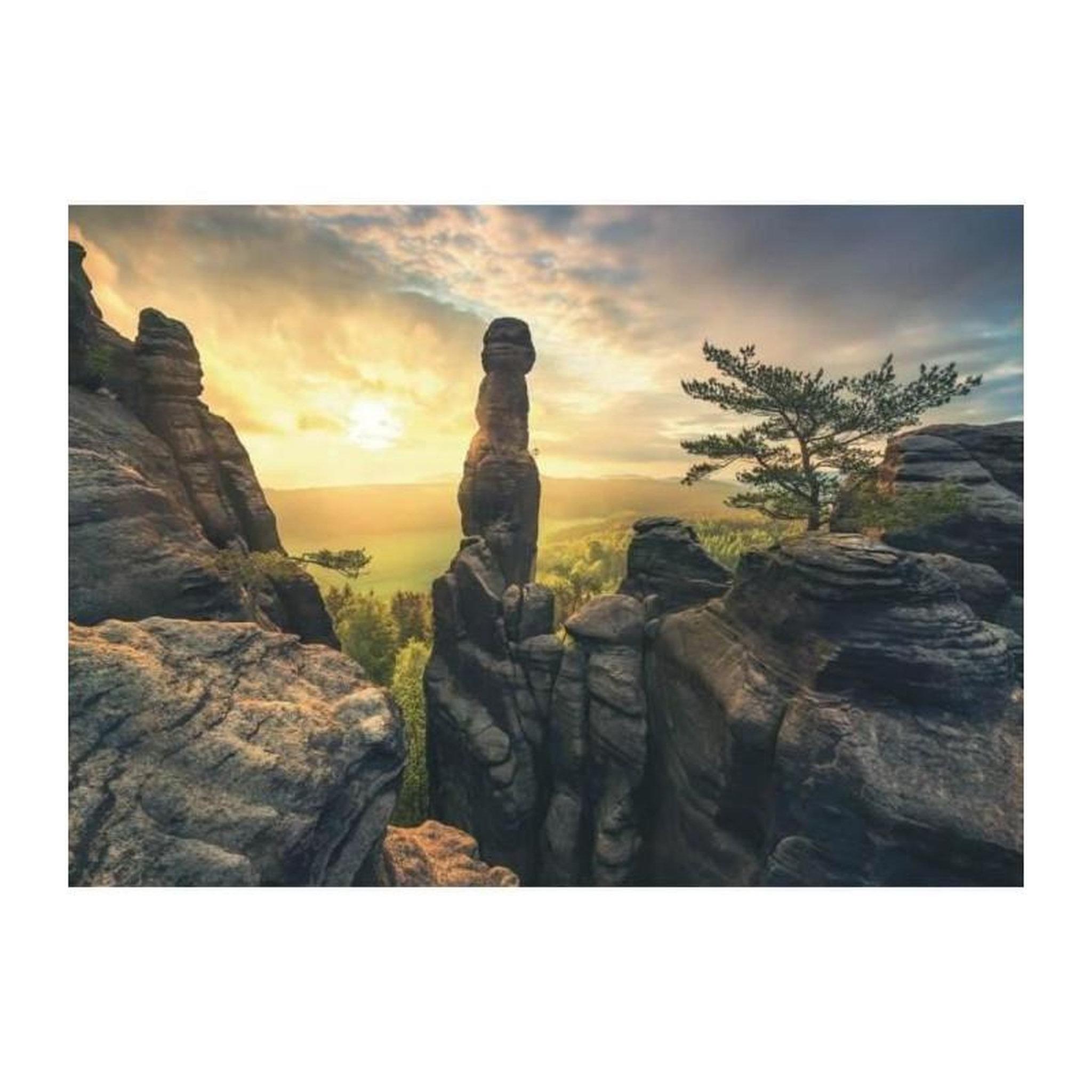 Voir la diapositive 1 : RAVENSBURGER Puzzle 1000 p Monolithe