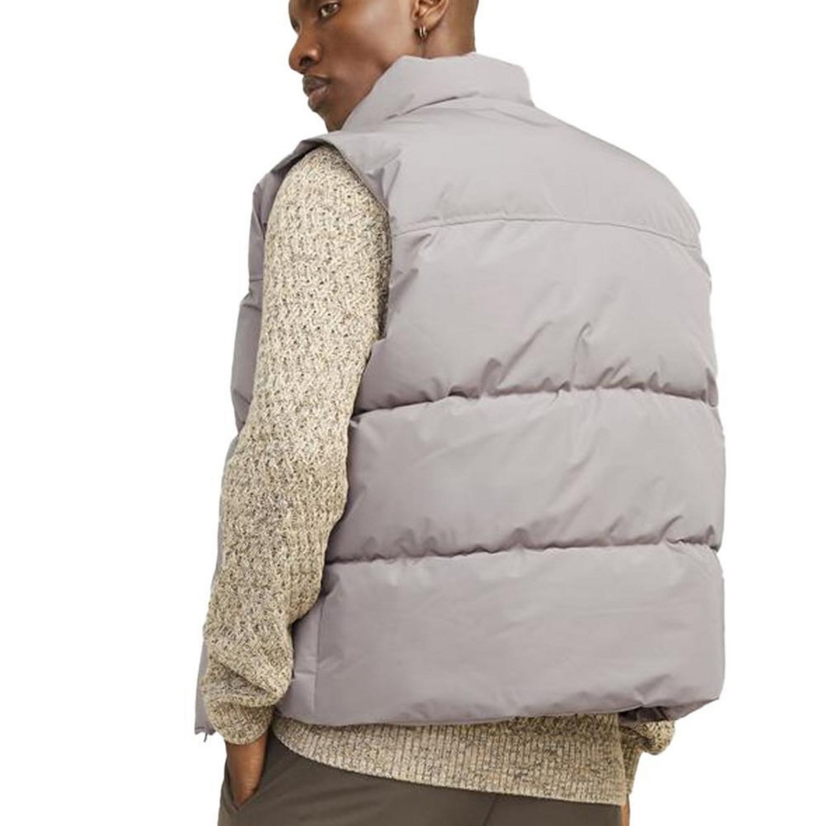 Jack & Jones Doudoune Sans Manche Gris Homme Jack & Jones Bradley