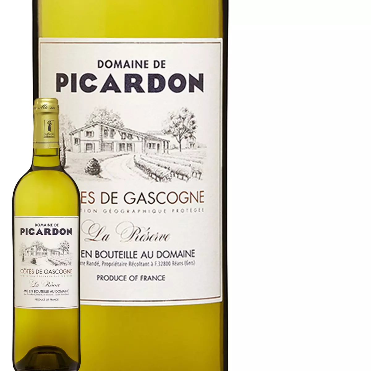 Domaine de Picardon IGP Cotes De Gascogne Réserve 1/2 sec Blanc 2017