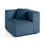 Voir la diapositive 1 : LISA DESIGN Arty - module d'assise droit - en velours côtelé