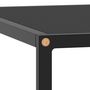 Voir la diapositive 4 : VIDAXL Table basse Noir avec verre noir 60x60x35 cm