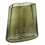 ATMOSPHERA Vase Design  Bord Irrégulier  20cm Vert Foncé
