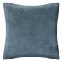 Voir la diapositive 2 : ATMOSPHERA Coussin Imitation Fourrure  Bouclée  45x45cm Bleu Orage