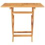Voir la diapositive 3 : VIDAXL Table pliable de jardin 85x85x76 cm Bois de teck solide