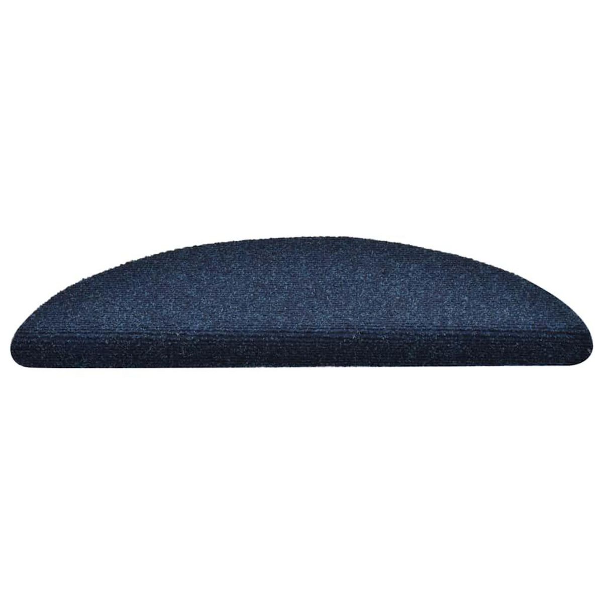 VIDAXL Tapis d'escalier auto-adhesifs 30 pcs marine 56x17x3 cm