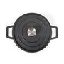 Voir la diapositive 3 : LIVOO Cocotte ronde 24cm 4l noir - mep139