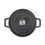 Voir la diapositive 3 : LIVOO Cocotte ronde 24cm 4l noir - mep139