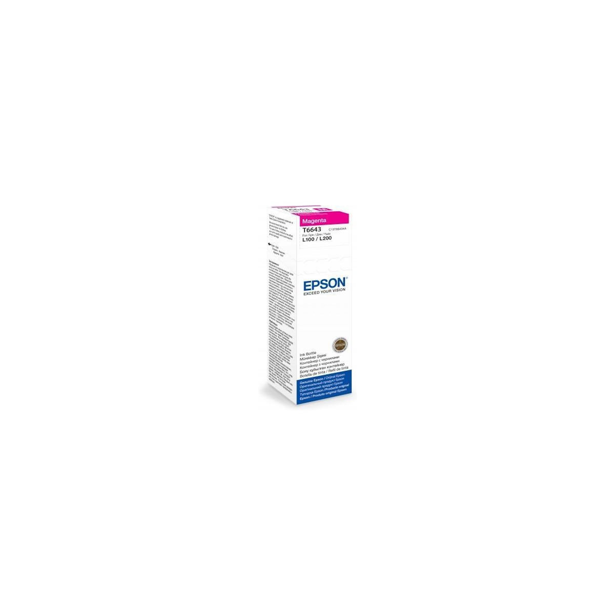 Epson Bouteille d'encre Epson T6643 Magenta