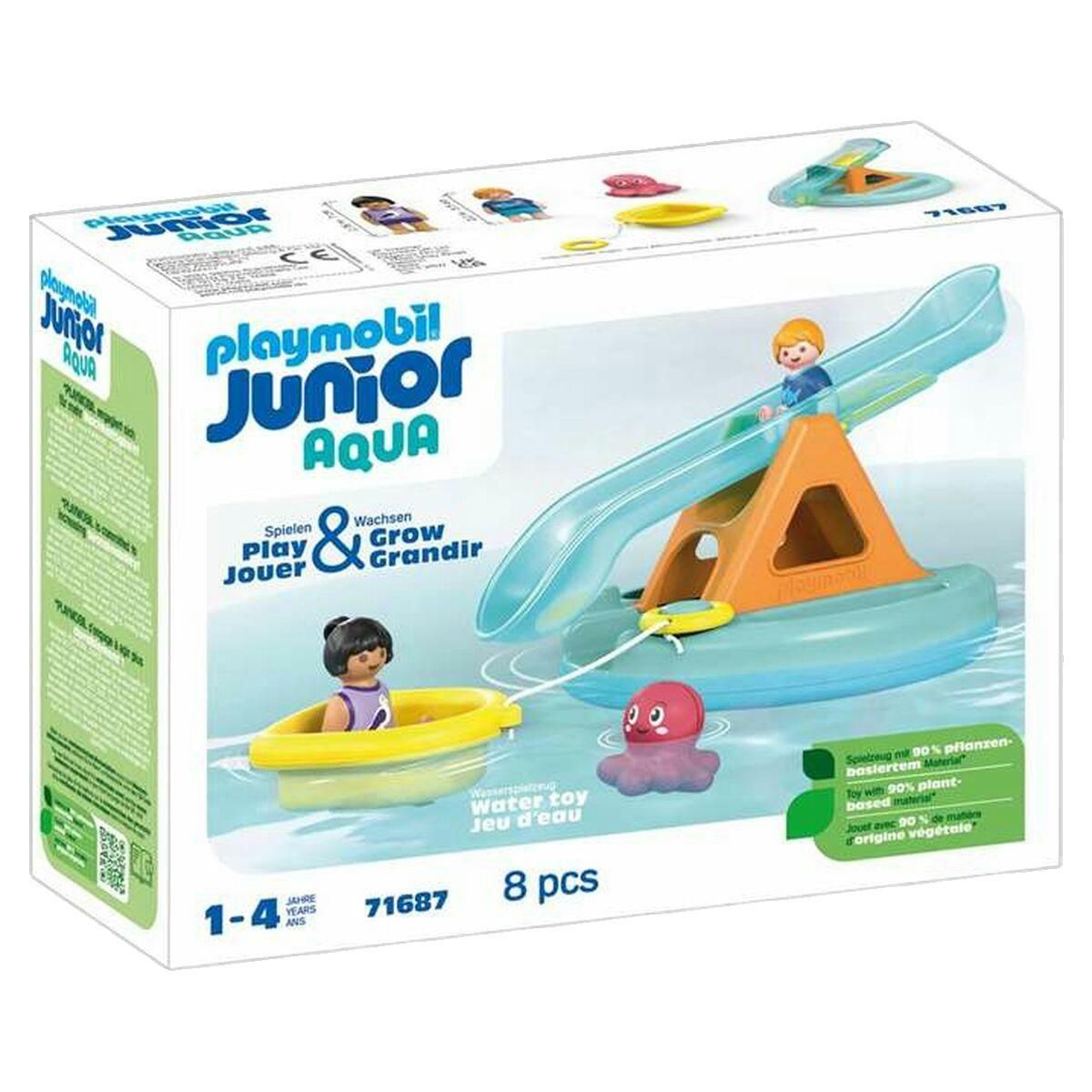 PLAYMOBIL Jouet Playmobil Junior 71687 avec toboggan aquatique