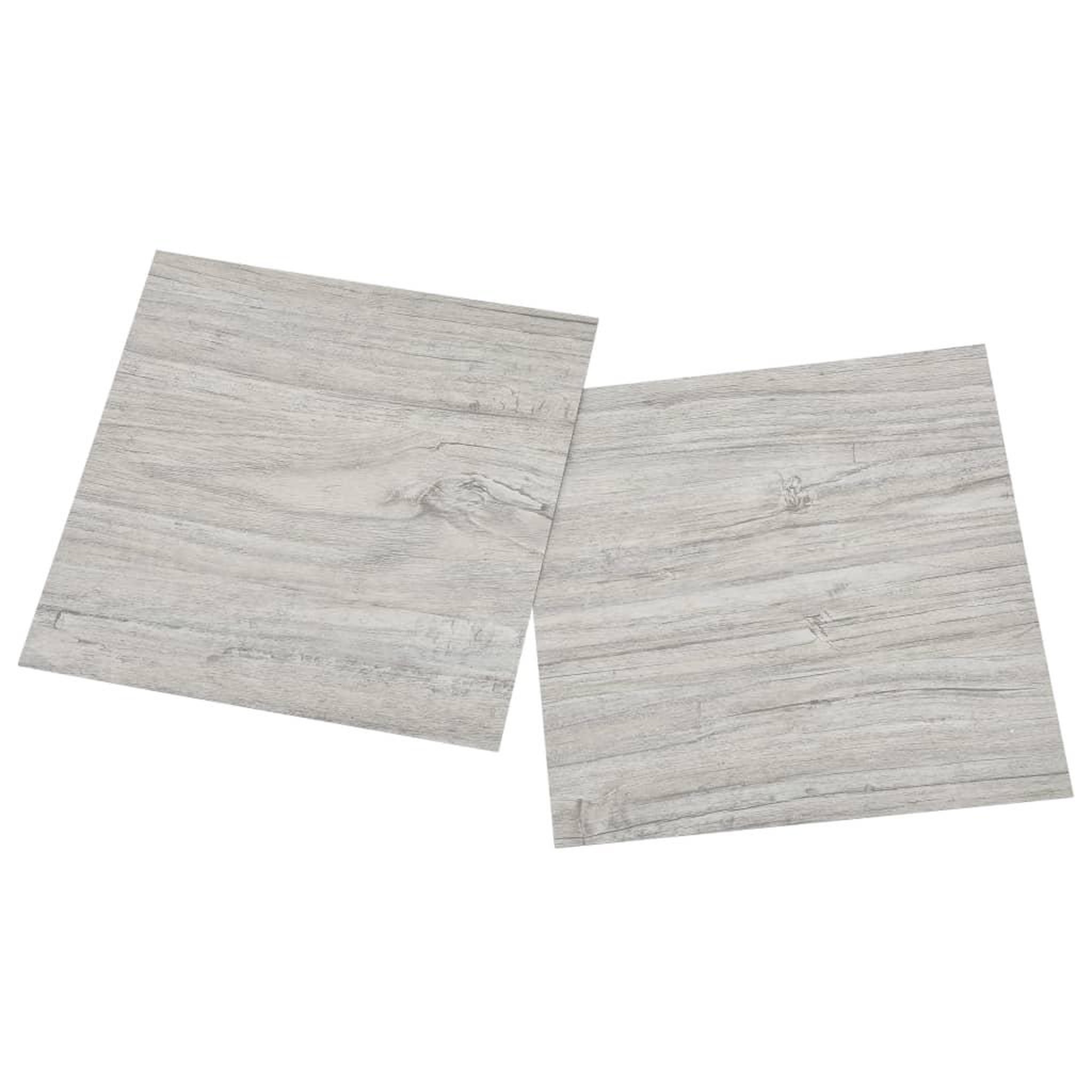 Voir la diapositive 3 : VIDAXL Dalles de plancher autoadhesives 55 pcs PVC 5,11 m^2 gris clair
