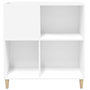 Voir la diapositive 5 : VIDAXL Armoire a disques blanc 84,5x38x89 cm bois d'ingenierie