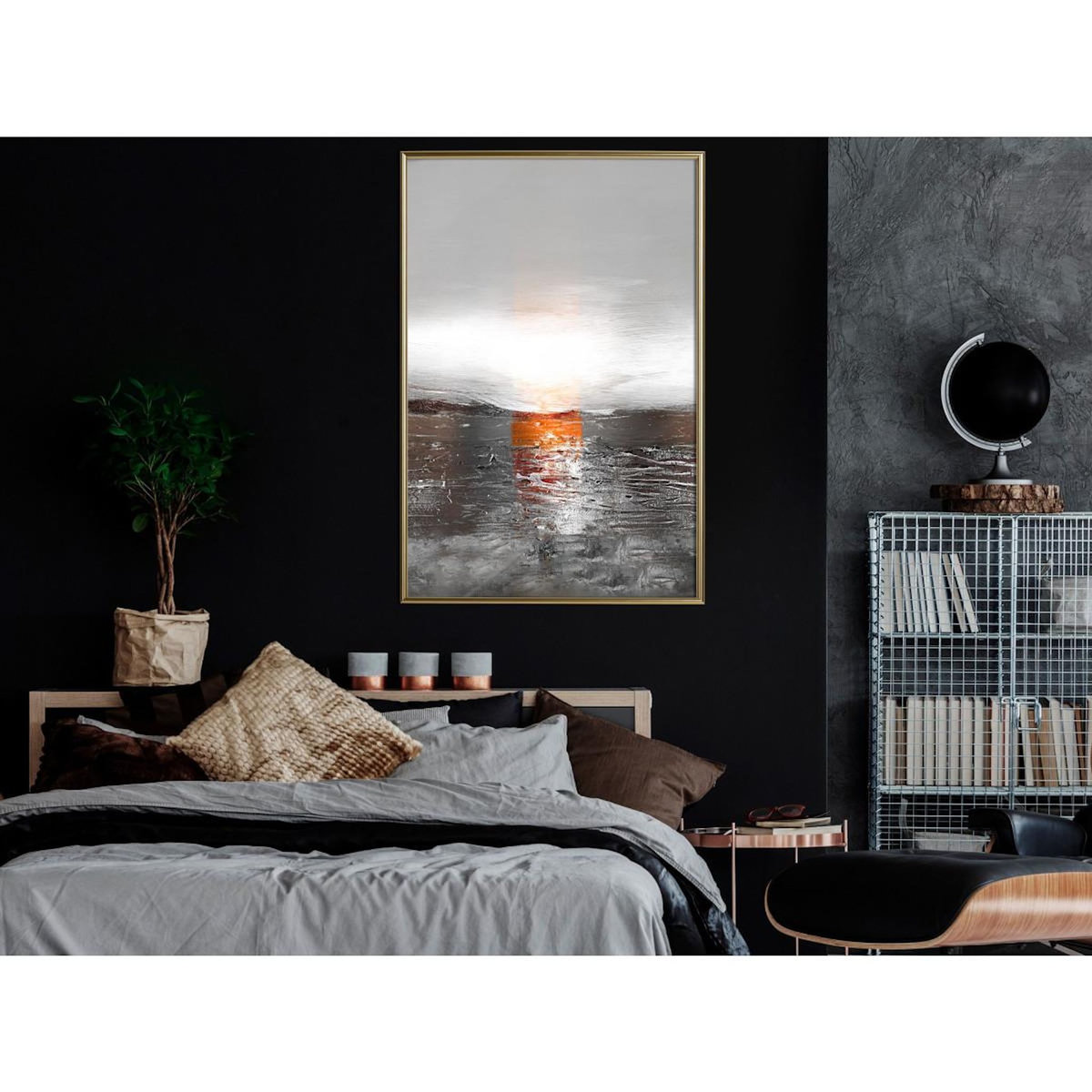 Paris Prix Affiche Murale Encadrée  Paint Texture