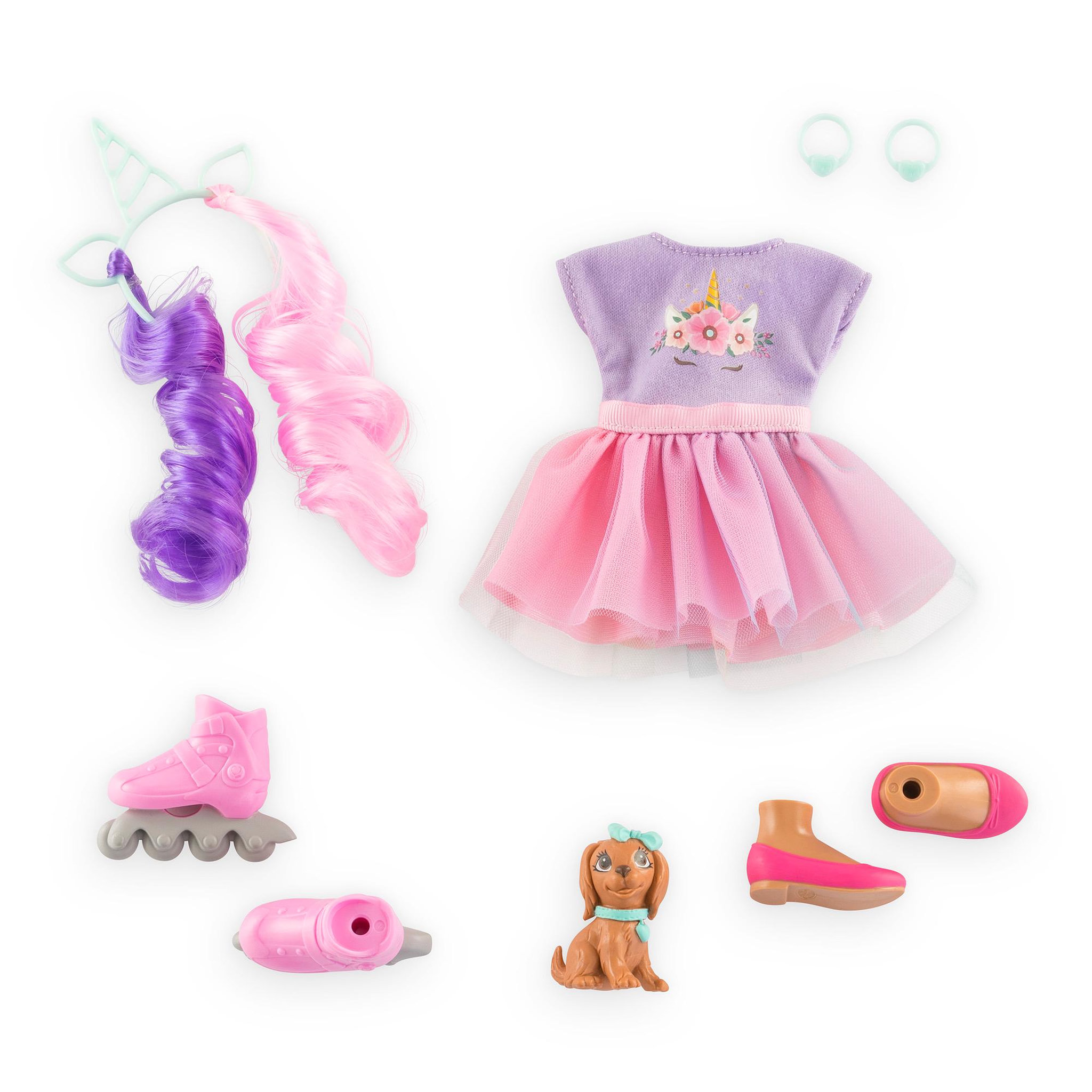 Voir la diapositive 4 : Corolle Coffret Poupée Corolle Girls Luna Licorne
