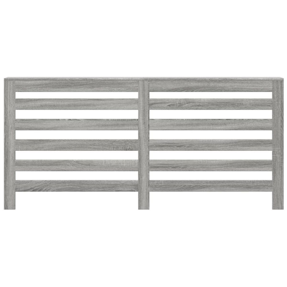 VIDAXL Cache-radiateur sonoma gris 175x20x82 cm bois d'ingenierie