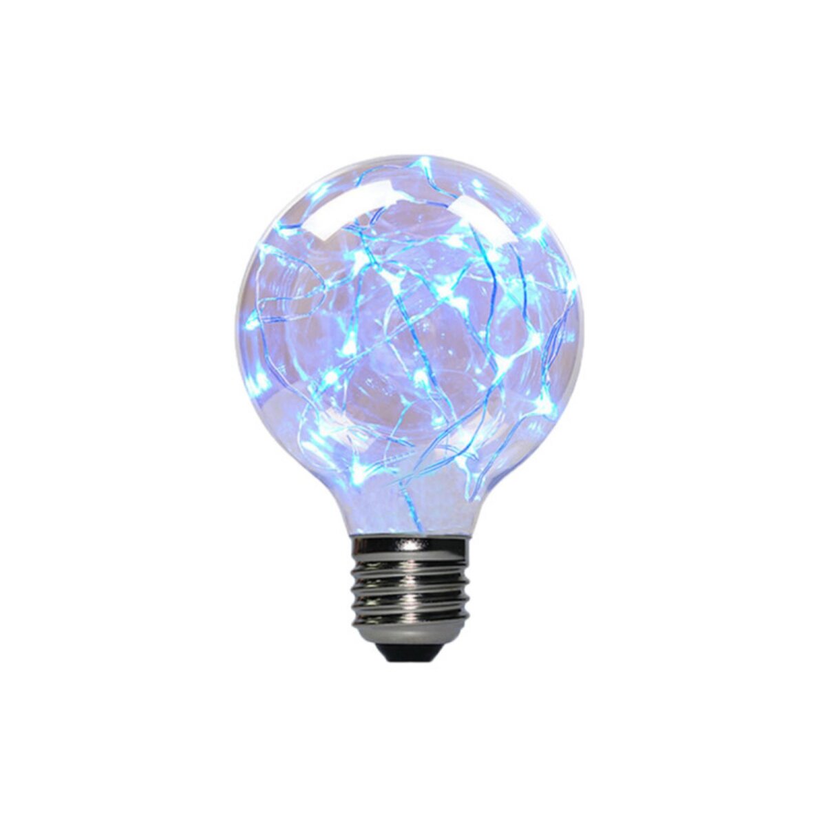  Ampoule LED globe bleue à fil de cuivre XXCELL - 2 W - E27