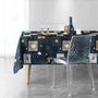 Voir la diapositive 2 : Paris Prix Nappe Imprimée  Augustin  150x240cm Bleu