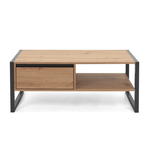 CONCEPT USINE Table basse industrielle avec tiroir KOTOR