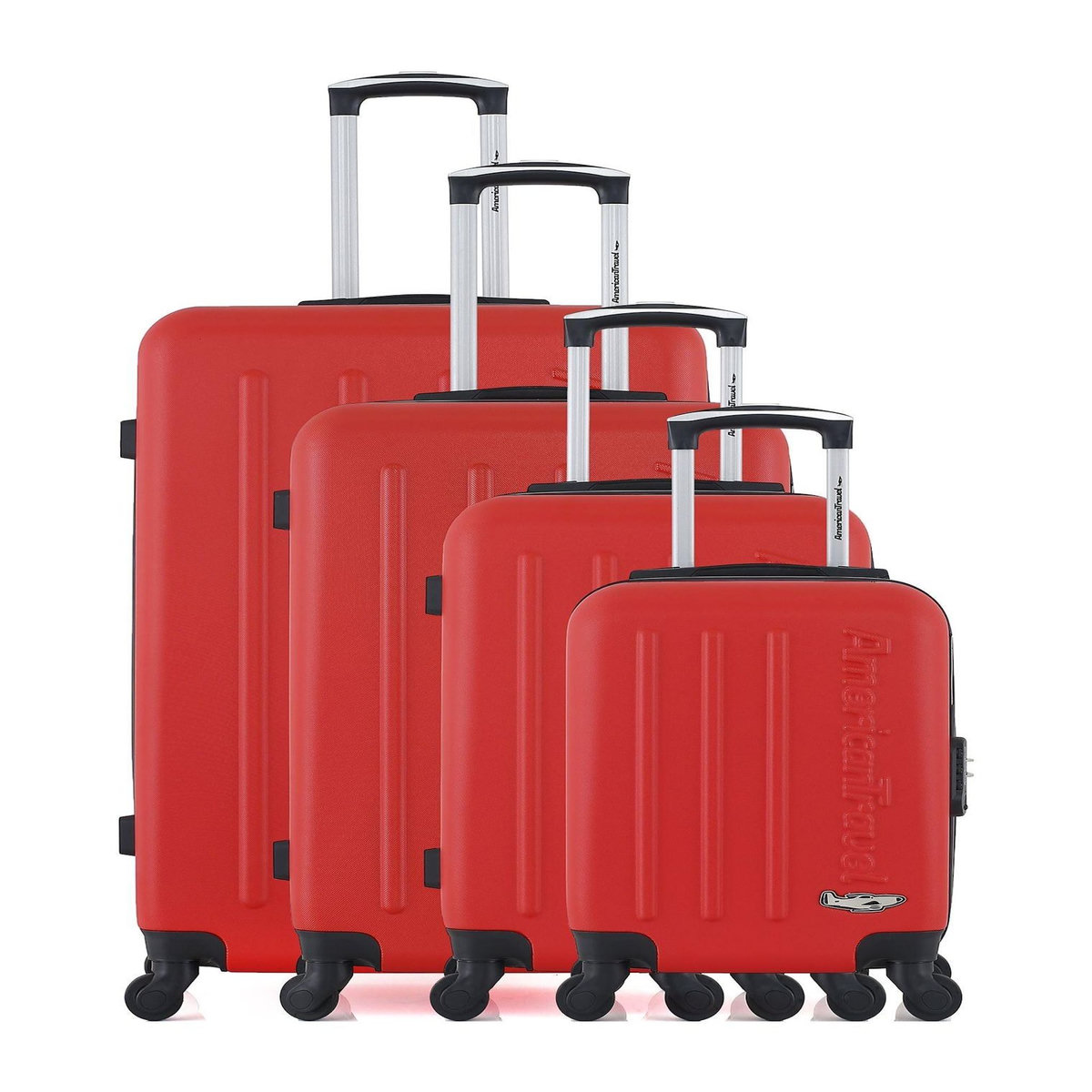 AMERICAN TRAVEL AMERICAN TRAVEL - Set de 4 Valises BRONX-M 75 cm 4 Roues