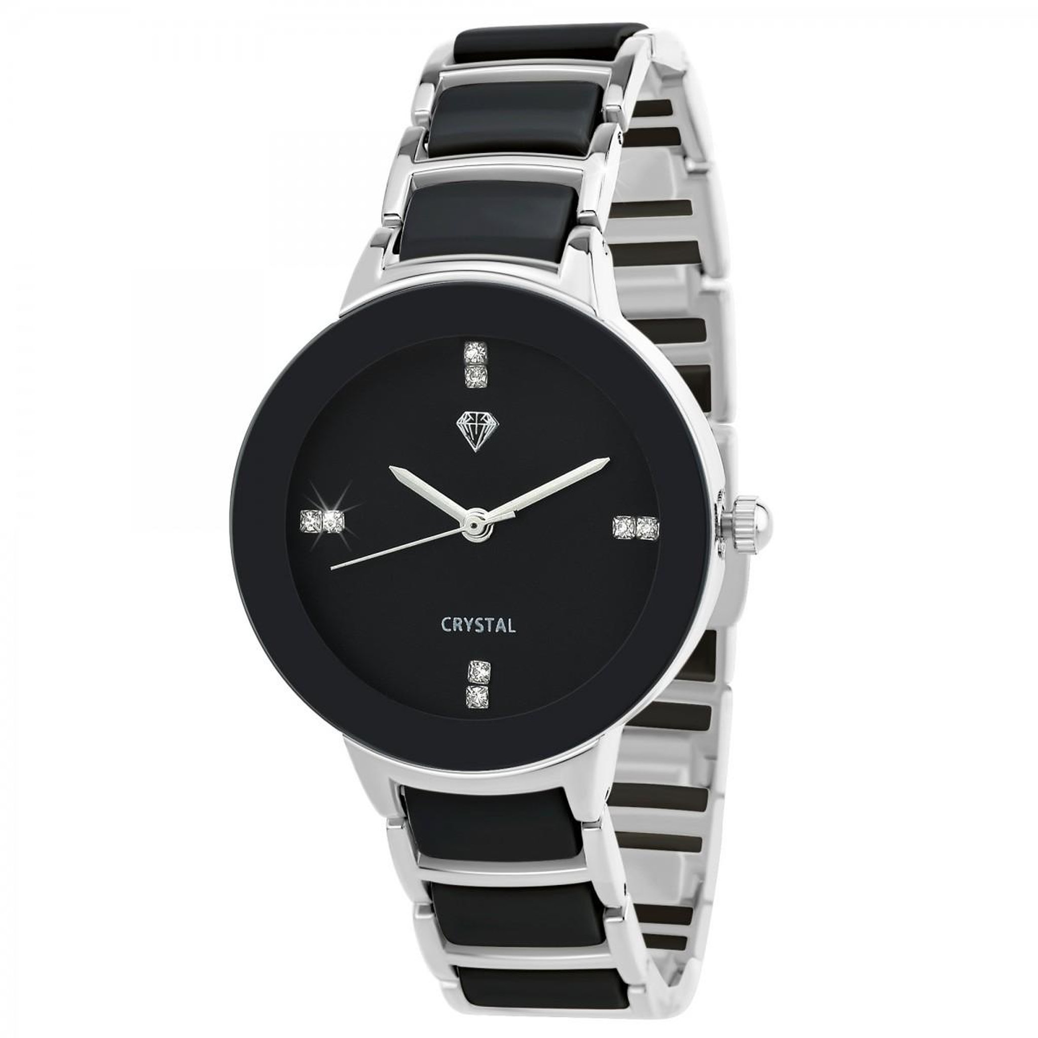 Voir la diapositive 1 : SC CRYSTAL Montre Allegra élégante ornée de Cristaux scintillants par SC Crystal