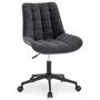 Voir la diapositive 1 : IDIMEX Chaise de bureau VASILO en velours côtelé