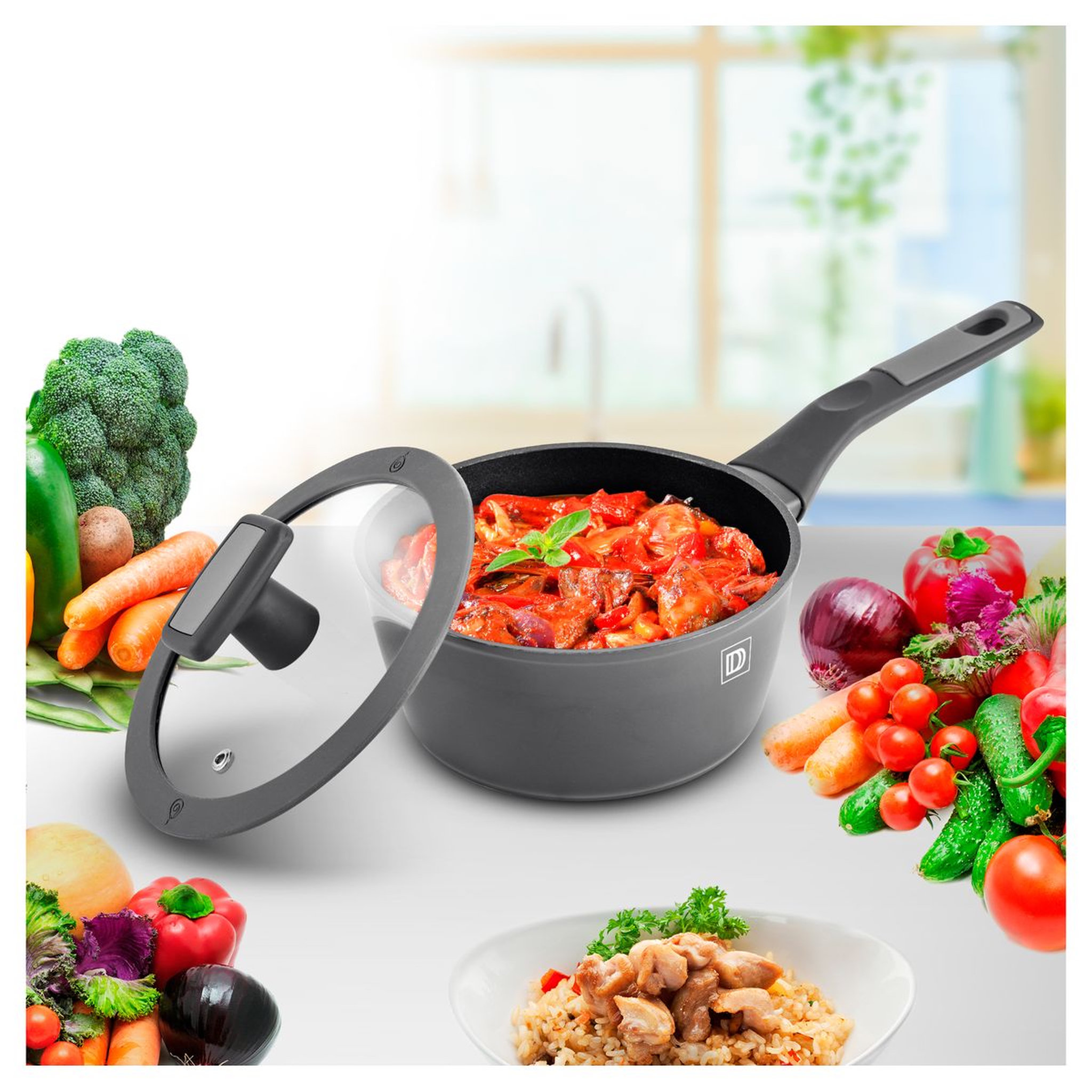 Voir la diapositive 2 : DURAND DUPONT Casserole forgé 20 cm