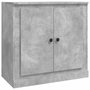 Voir la diapositive 2 : VIDAXL Buffet gris beton 70x35,5x67,5 cm bois d'ingenierie
