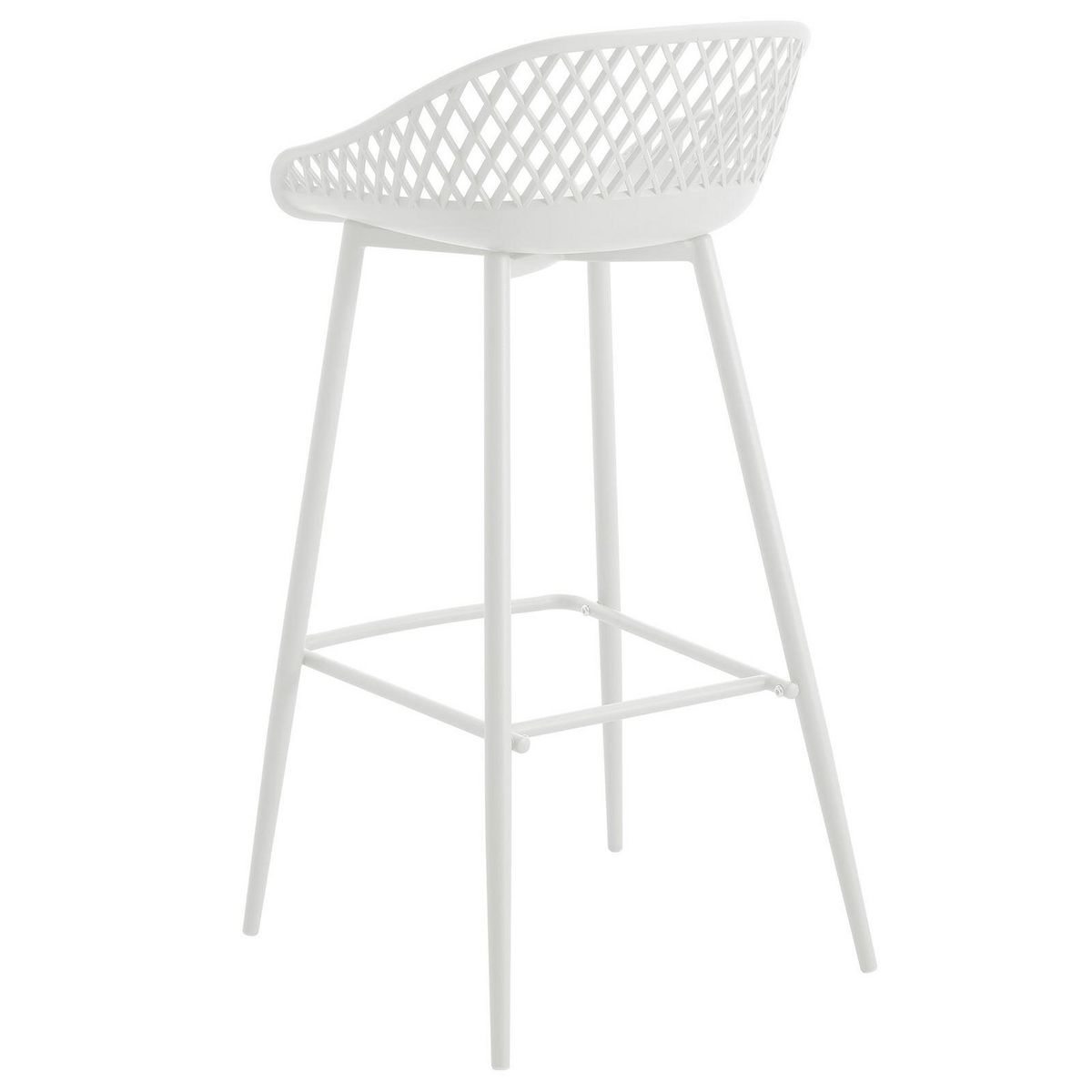 IDIMEX Lot de 2 tabourets de bar IREK, en plastique