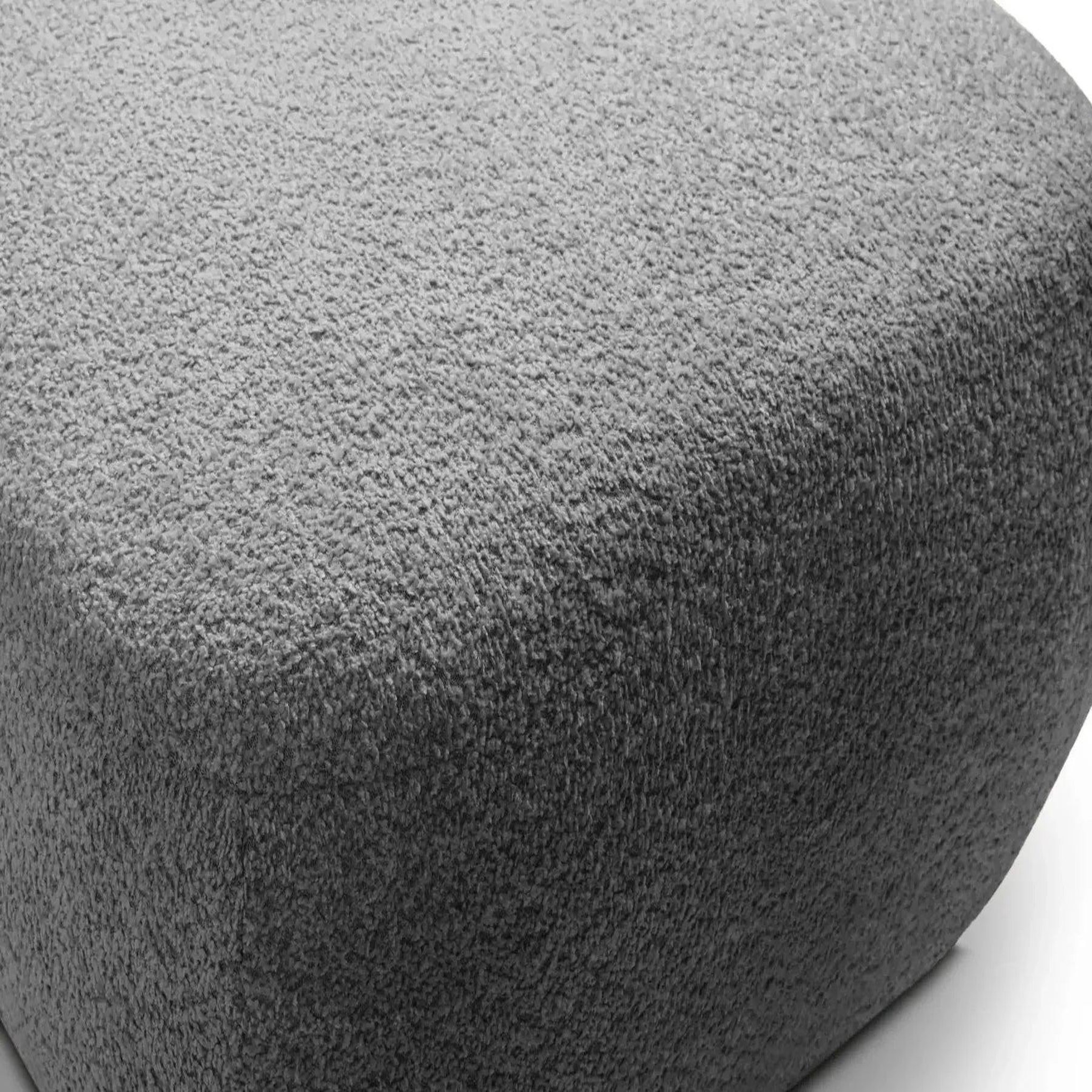 Voir la diapositive 4 : CASANOVA PARIS Santiago - pouf tissu bouclette
