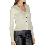 MORGAN Gilet Ecru Femme Morgan MENTHI. Coloris disponibles : Beige