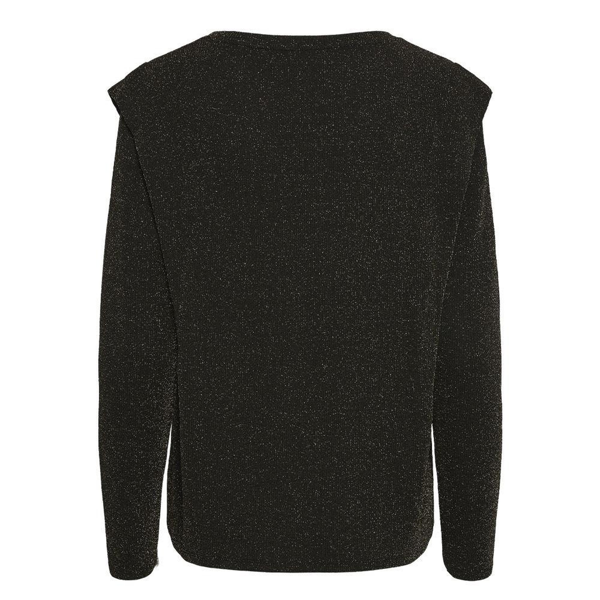 Voir la diapositive 2 : Pieces T-Shirt Manches Longues Noir Femme Pieces Nora
