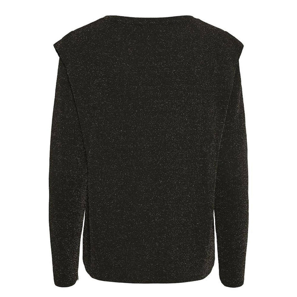 Pieces T-Shirt Manches Longues Noir Femme Pieces Nora