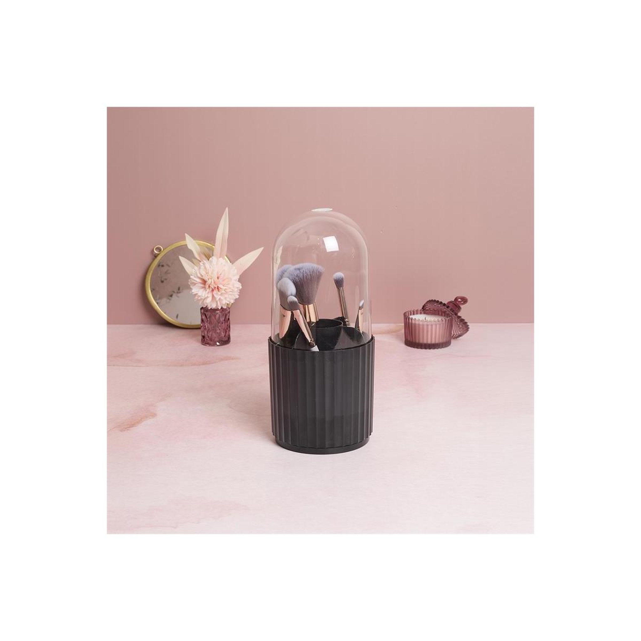 Voir la diapositive 5 : Cosmetic Club Lot de 6 pinceaux maquillage  rotatif  24cm noir