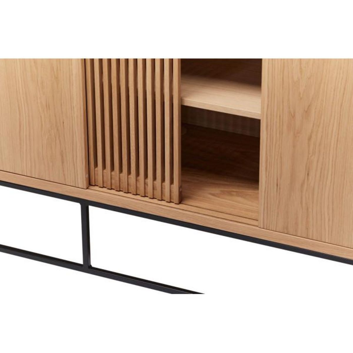 Paris Prix Buffet 4 Portes Coulissantes  Ende  188cm Chêne