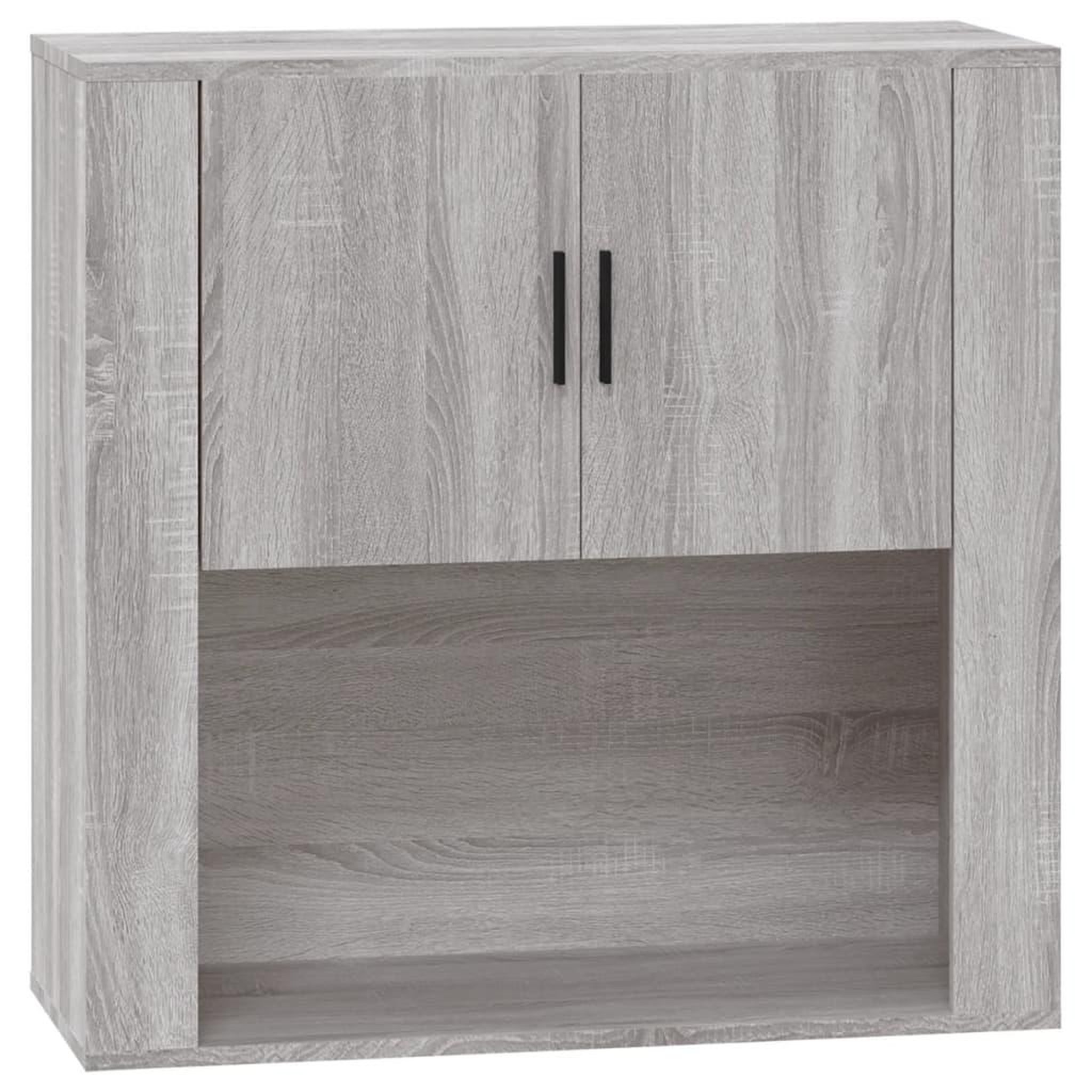 Voir la diapositive 2 : VIDAXL Armoire murale Sonoma gris 80x33x80 cm Bois d'ingenierie