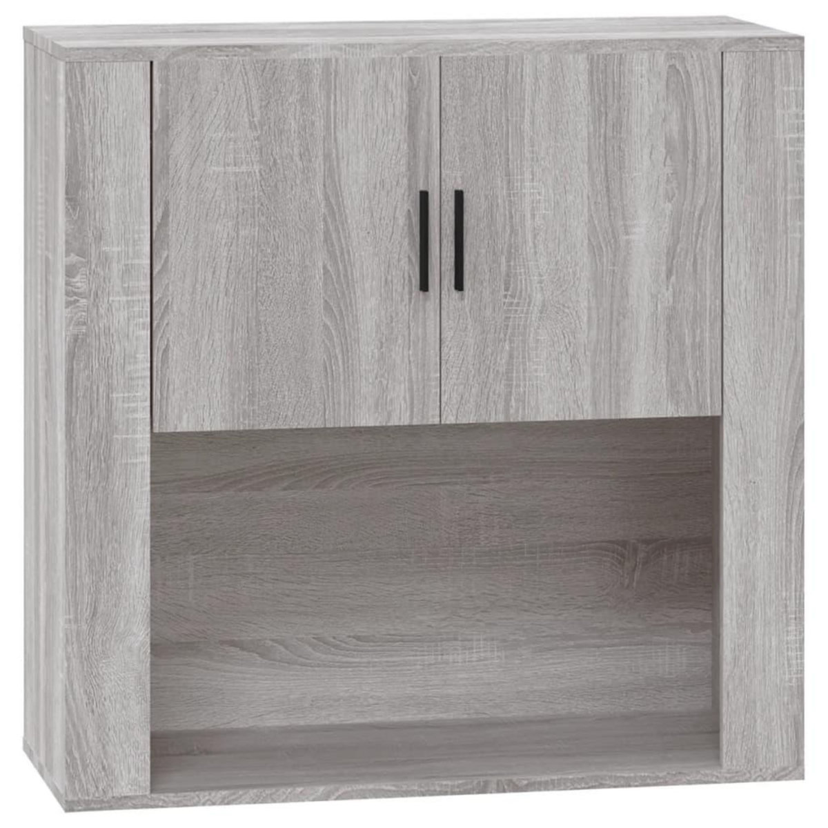 VIDAXL Armoire murale Sonoma gris 80x33x80 cm Bois d'ingenierie