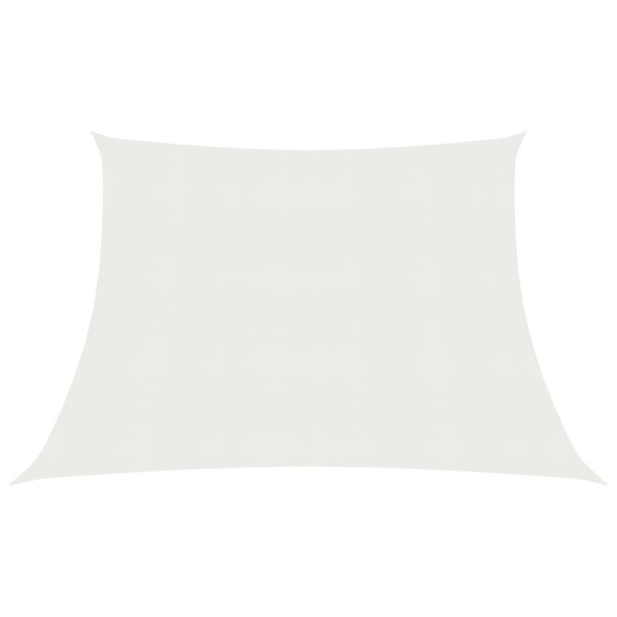 VIDAXL Voile d'ombrage 160 g/m^2 Blanc 3/4x3 m PEHD