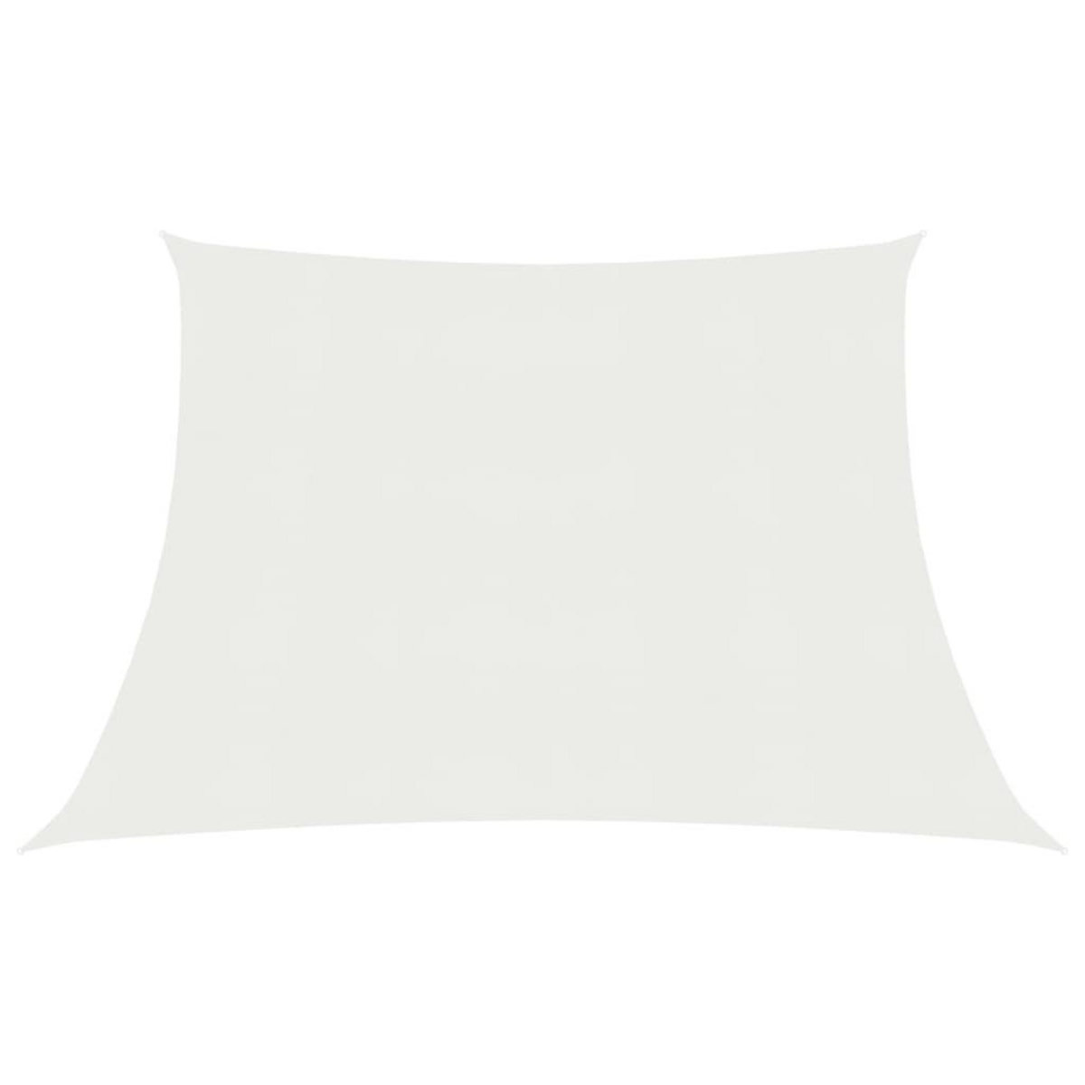 VIDAXL Voile d'ombrage 160 g/m^2 Blanc 3/4x3 m PEHD