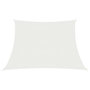 Voir la diapositive 2 : VIDAXL Voile d'ombrage 160 g/m^2 Blanc 3/4x3 m PEHD