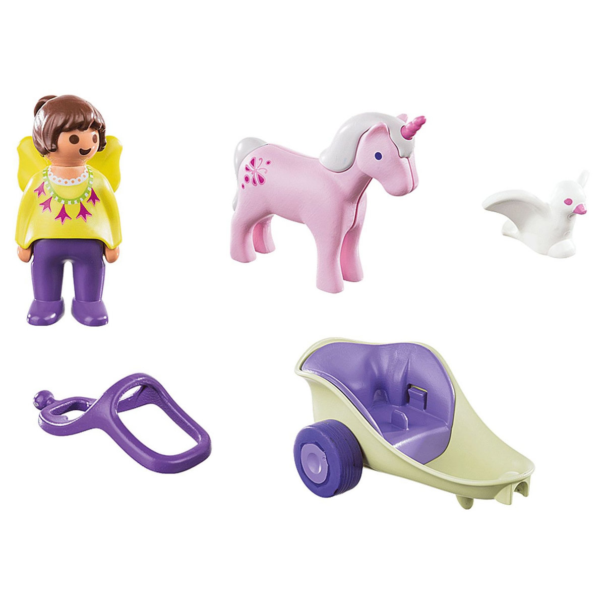 PLAYMOBIL 70401 - 1.2.3 - Calèche avec licorne et fée