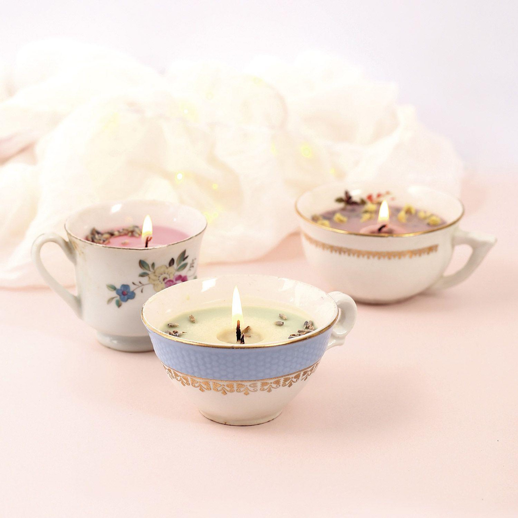 Voir la diapositive 3 : Graine créative Coffret DIY bougies colorées et fleuries