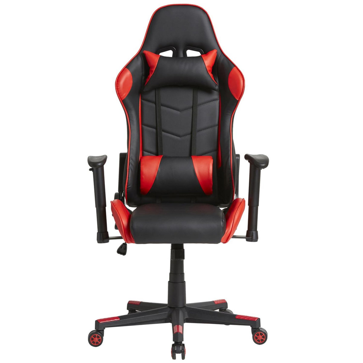 VS VENTA-STOCK Fauteuil de bureau Gaming Racer professionnel Rouge, inclinaison et hauteur réglable