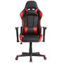 Voir la diapositive 2 : VS VENTA-STOCK Fauteuil de bureau Gaming Racer professionnel Rouge, inclinaison et hauteur réglable