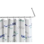 Wenko Barre d'angle universelle. Coloris disponibles : Gris, Blanc